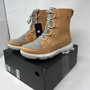 Sorel Explorer II Joan Felt Boots Size 10 Womens Waterproof Tawny Buff NEW!